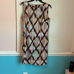 Alyx Multicolor Geometric Midi Dress